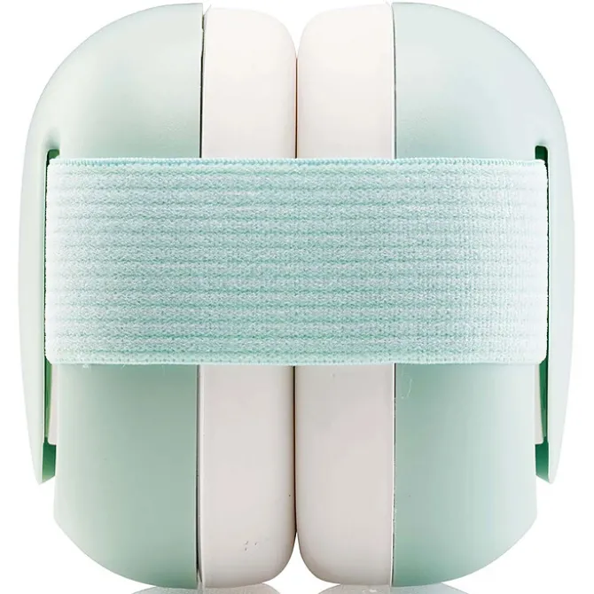 Alecto Casque Anti-bruit pour Bébés - Blanc et Vert