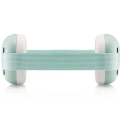 Alecto Casque Anti-bruit pour Bébés - Blanc et Vert