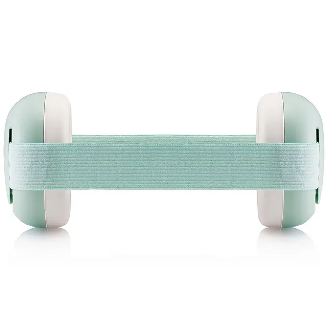 Alecto Casque Anti-bruit pour Bébés - Blanc et Vert