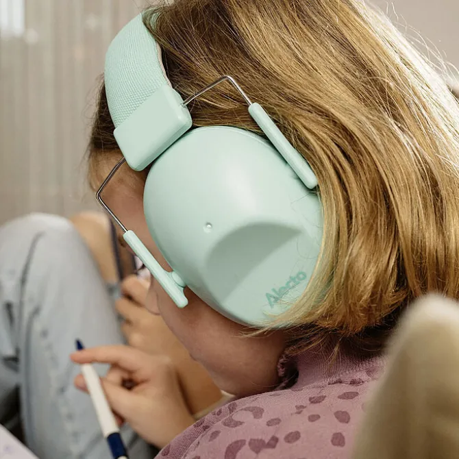 Alecto Casque Anti-bruit pour Enfants - Vert