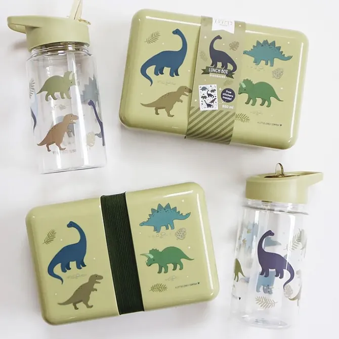 A Little Lovely Company Gourde Dinosaures - 450 ml