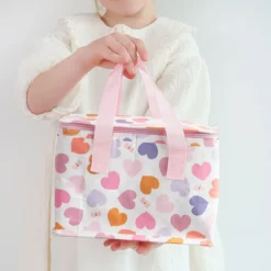 A Little Lovely Company Sac Isotherme - Coeurs