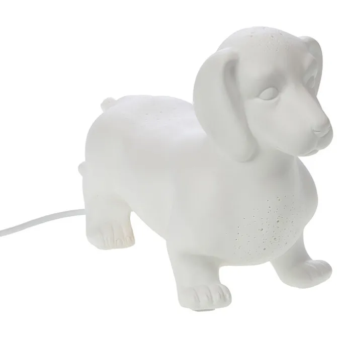 Amadeus Lampe Teckel - Blanc