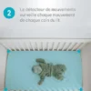 Angelcare Babyphone Vidéo avec Détecteur de Mouvements AC25