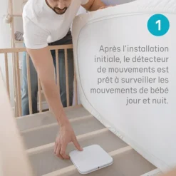 Angelcare Babyphone Vidéo avec Détecteur de Mouvements AC25