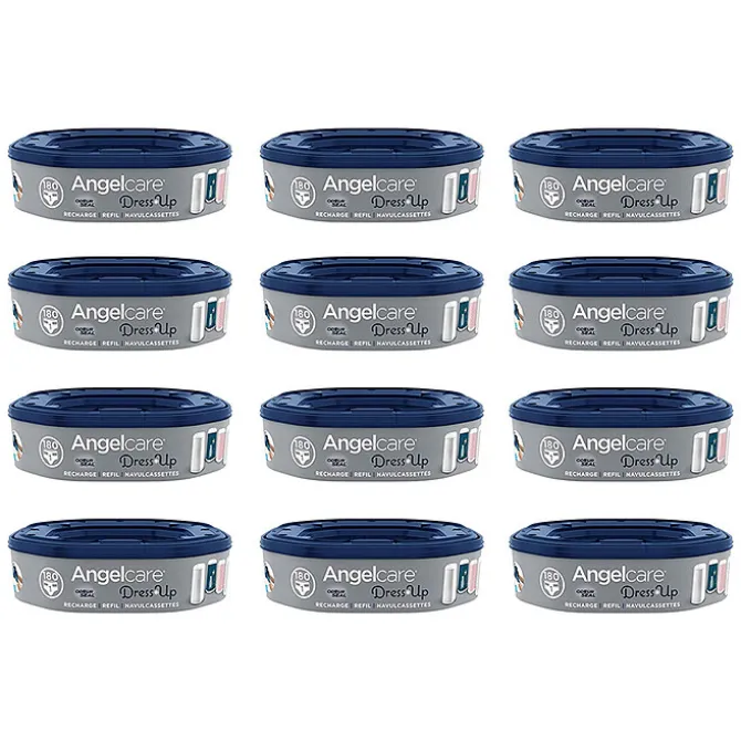 Angelcare Lot de 12 Recharges pour Poubelle Dress Up