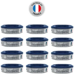 Angelcare Lot de 12 Recharges pour Poubelle Dress Up