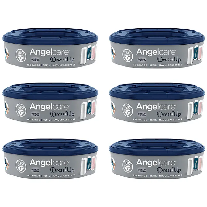 Angelcare Lot de 6 Recharges pour Poubelle Dress Up