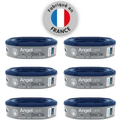 Angelcare Lot de 6 Recharges pour Poubelle Dress Up