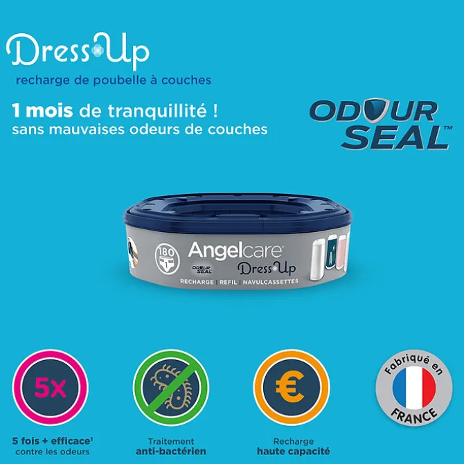 Angelcare Lot de 3 Recharges pour Poubelle Dress Up
