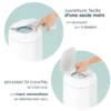 Angelcare Starter Pack Dress Up + 3 Recharges - Laquée Blanche