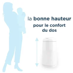 Angelcare Starter Pack Dress Up + 3 Recharges - Laquée Blanche