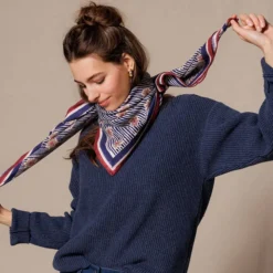 Apaches Big Foulard Latika Anna - Indigo
