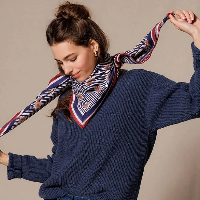Apaches Big Foulard Latika Anna - Indigo