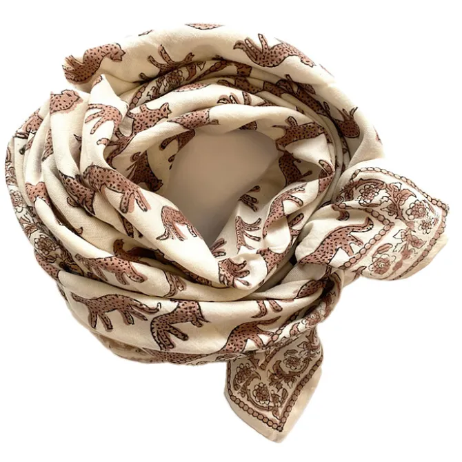 Apaches Big Foulard Latika Bengale - Latte