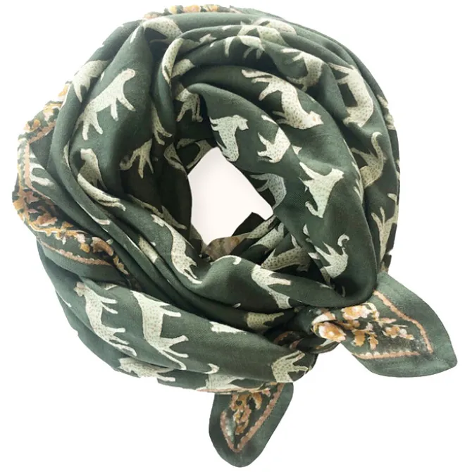 Apaches Big Foulard Latika Bengale - Kaki