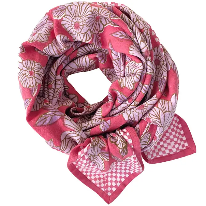 Apaches Big Foulard Latika Bloom - Magenta