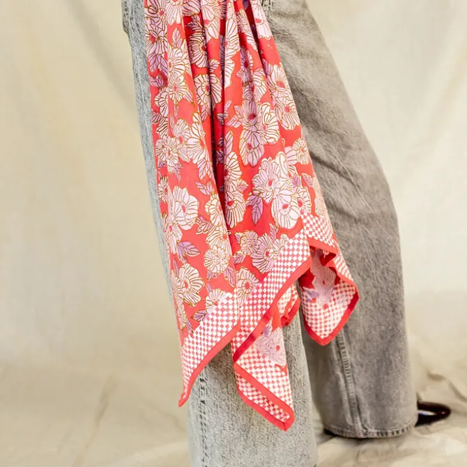 Apaches Big Foulard Latika Bloom - Magenta