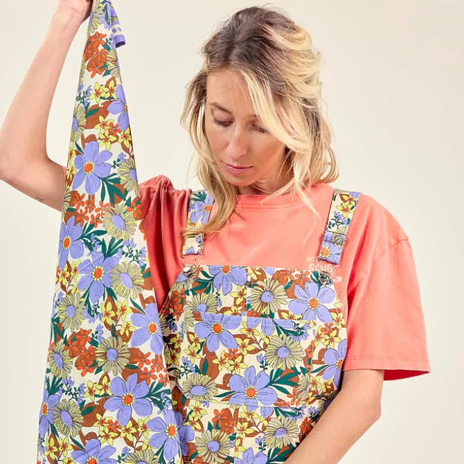 Apaches Big Foulard Latika Bouquet - Iris