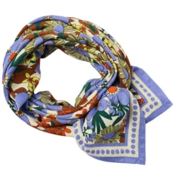 Apaches Big Foulard Latika Bouquet - Iris