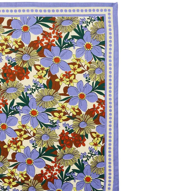Apaches Big Foulard Latika Bouquet - Iris
