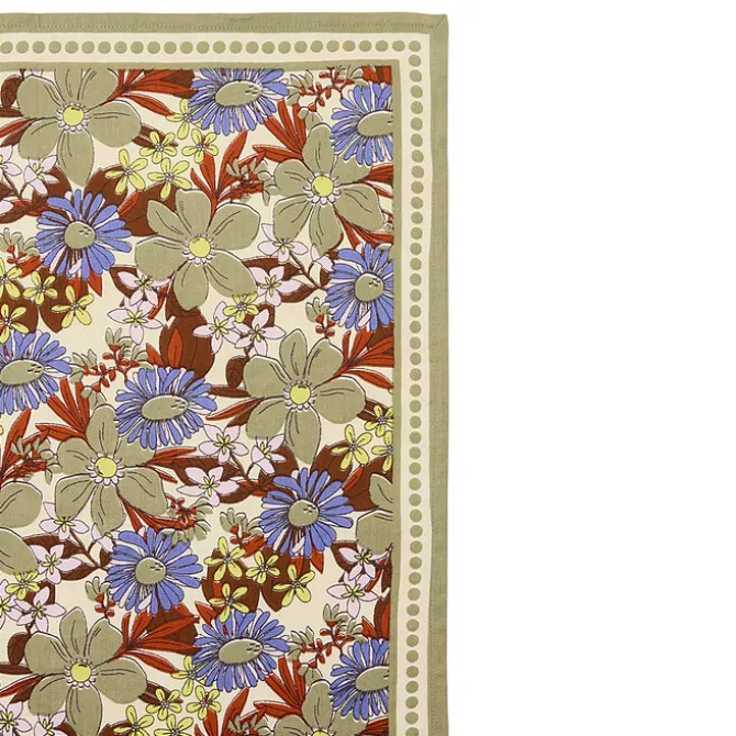 Apaches Big Foulard Latika Bouquet - Macadamia