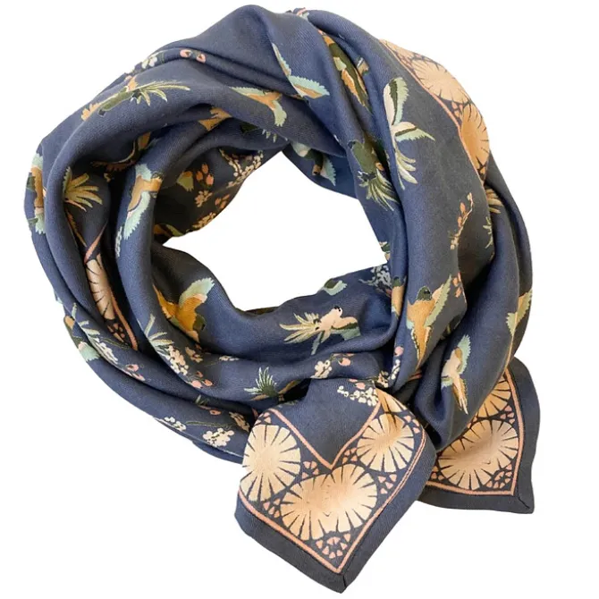 Apaches Big Foulard Latika Cerisier - Orage