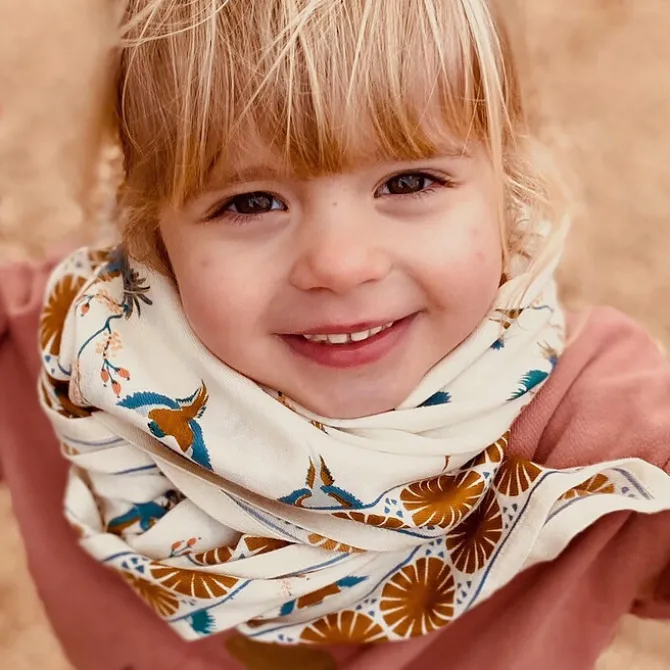 Apaches Big Foulard Latika Cerisier - Fleur de Vanille