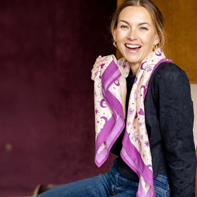 Apaches Big Foulard Latika Karma - Macadamia