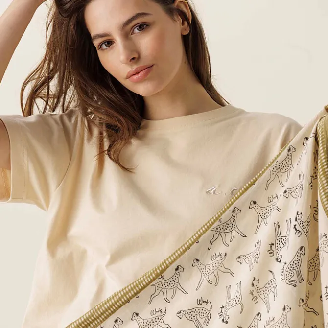 Apaches Big Foulard Latika Pongo - Macadamia