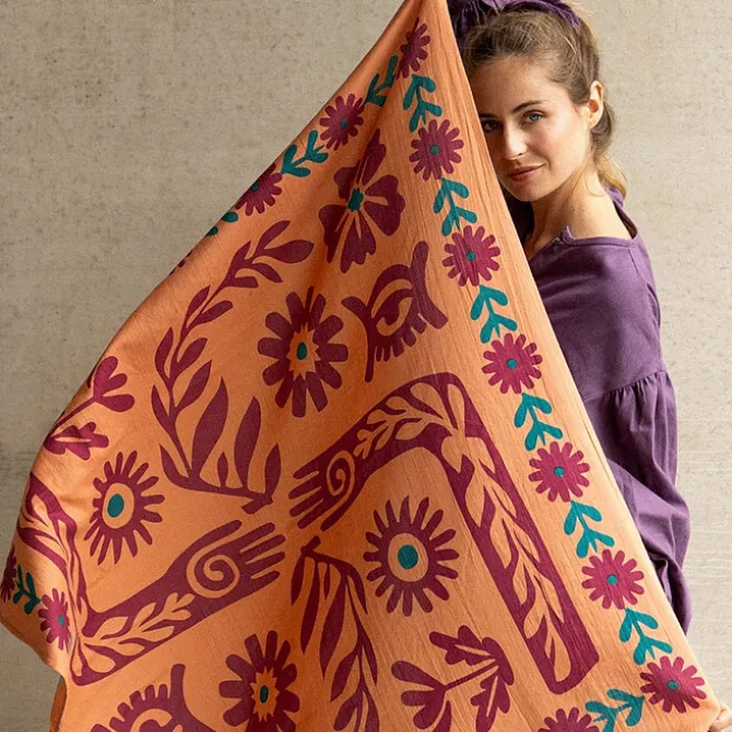 Apaches Big Foulard Latika Rita - Rust