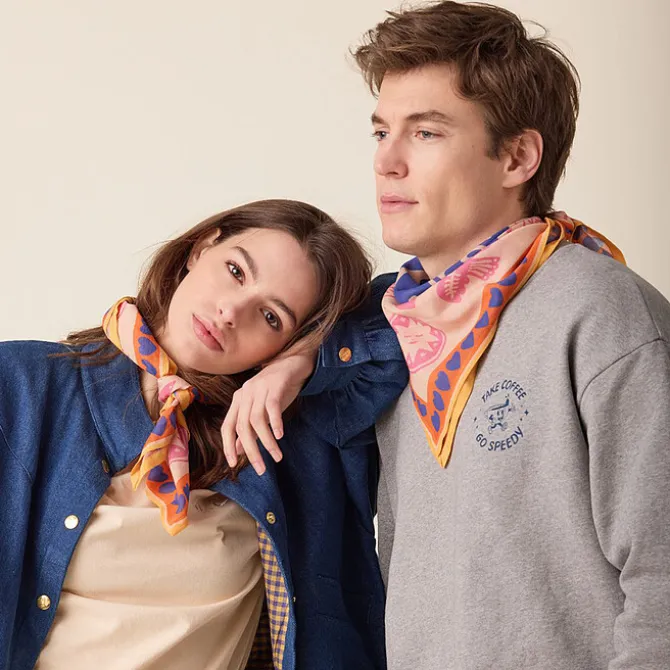 Apaches Foulard Mamavida - Mom Bleu Royal