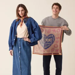 Apaches Foulard Mamavida - Mom Bleu Royal