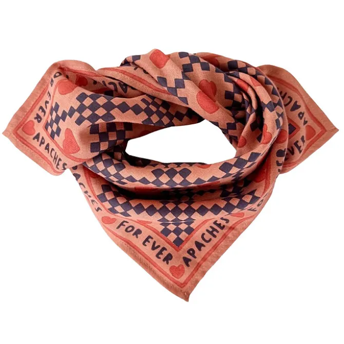 Apaches Small Foulard Manika Amor - Rust