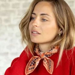 Apaches Small Foulard Manika Amor - Rust