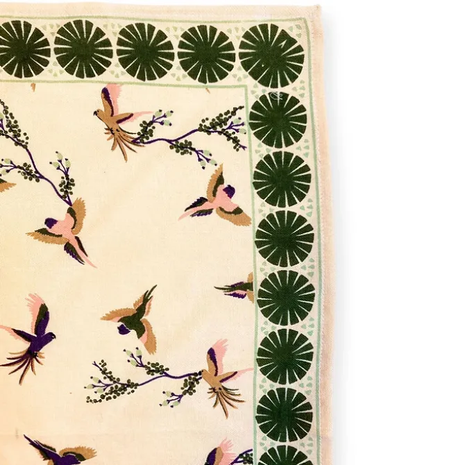 Apaches Small Foulard Manika Cerisier - Kaki