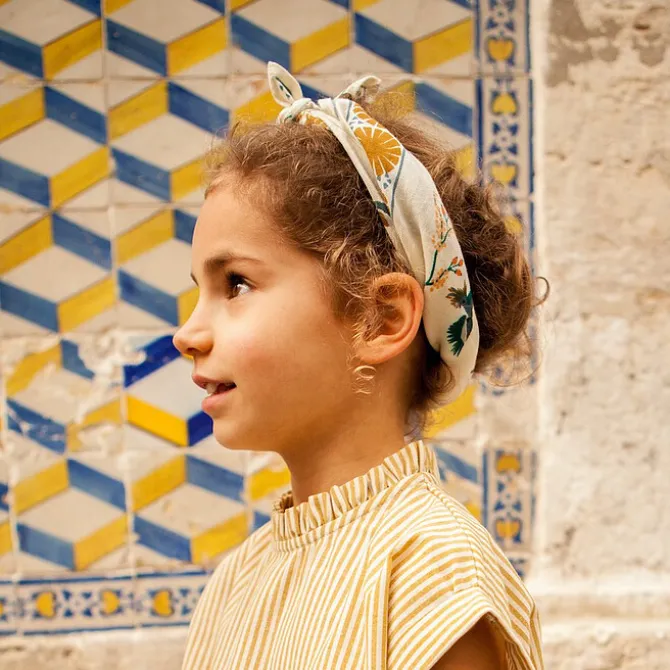 Apaches Small Foulard Manika Cerisier - Fleur de Vanille