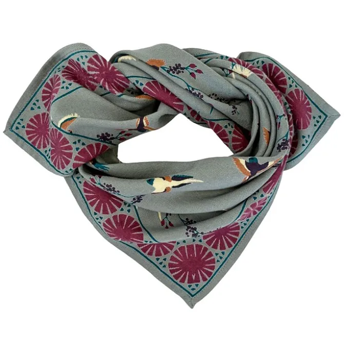 Apaches Small Foulard Manika Cerisier - Grey
