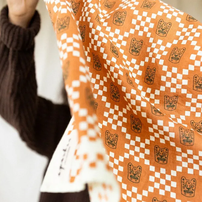 Apaches Small Foulard Manika Tigro - Rust