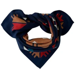 Apaches Small Foulard Manika Rajah - Navy