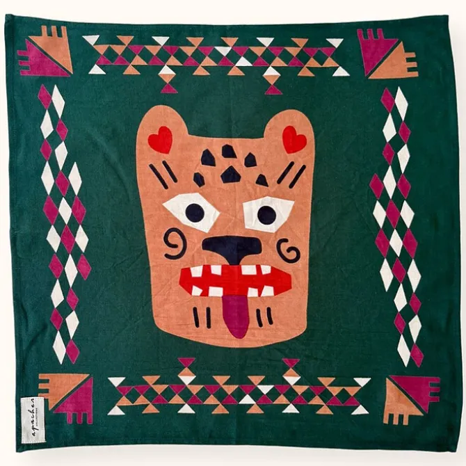 Apaches Small Foulard Manika Rajah - Forest