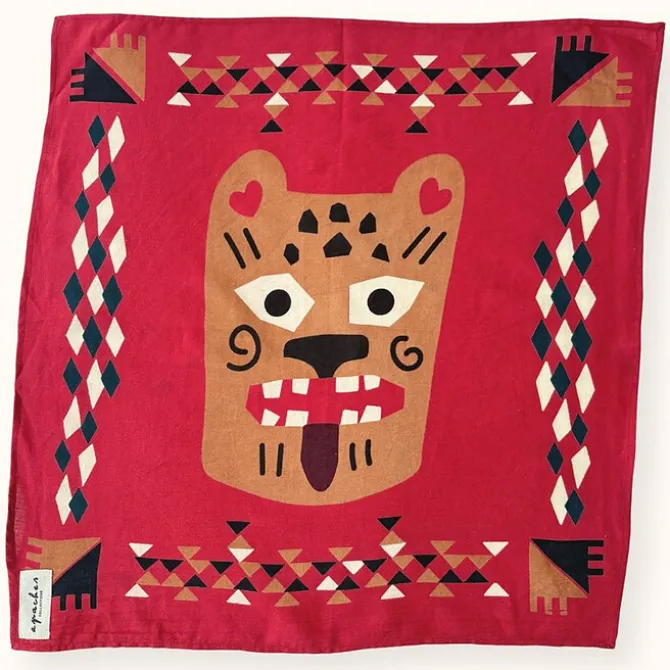 Apaches Small Foulard Manika Rajah - Fire