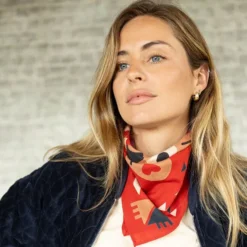Apaches Small Foulard Manika Rajah - Fire