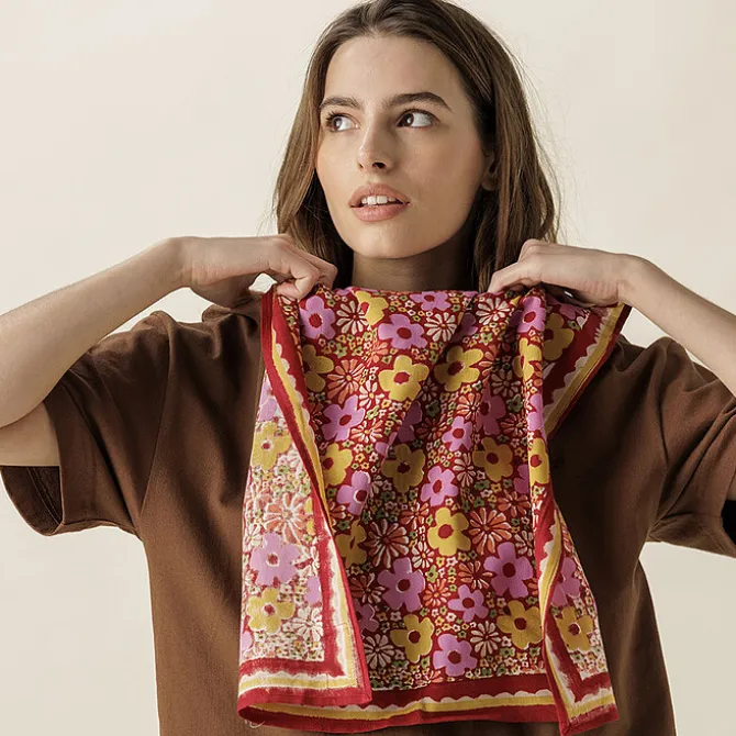 Apaches Small Foulard Manika Janie - Dahlia