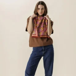 Apaches Small Foulard Manika Janie - Dahlia
