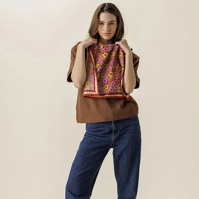 Apaches Small Foulard Manika Janie - Dahlia