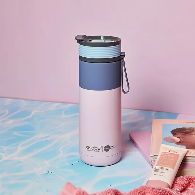 Asobu Gourde Isotherme Aspen Pastel Pink - 590 ml
