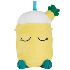 Asobu Mug Isotherme à Paille Peluche Fuzzie - Pip l'Ananas