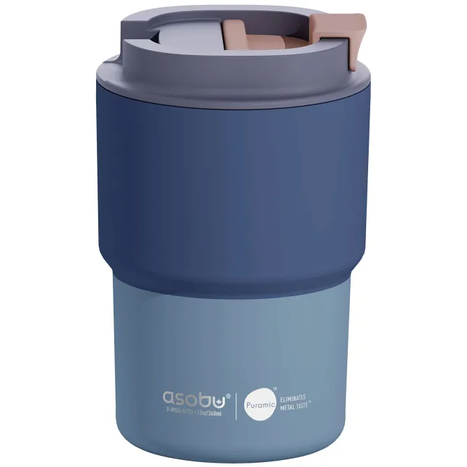 Asobu Tasse Isotherme Coffee Express Pastel Blue - 355 ml