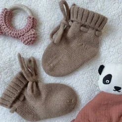 Atelier Wagram Chaussons Bébé Caramel Baby Love - 0/6 Mois